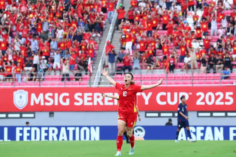 Tranh hạng Ba Giải bóng đá nữ vô địch Đông Nam Á 2025, Việt Nam 3-1 Thái Lan: Quà ngọt thay lời chia tay - Ảnh 1.
