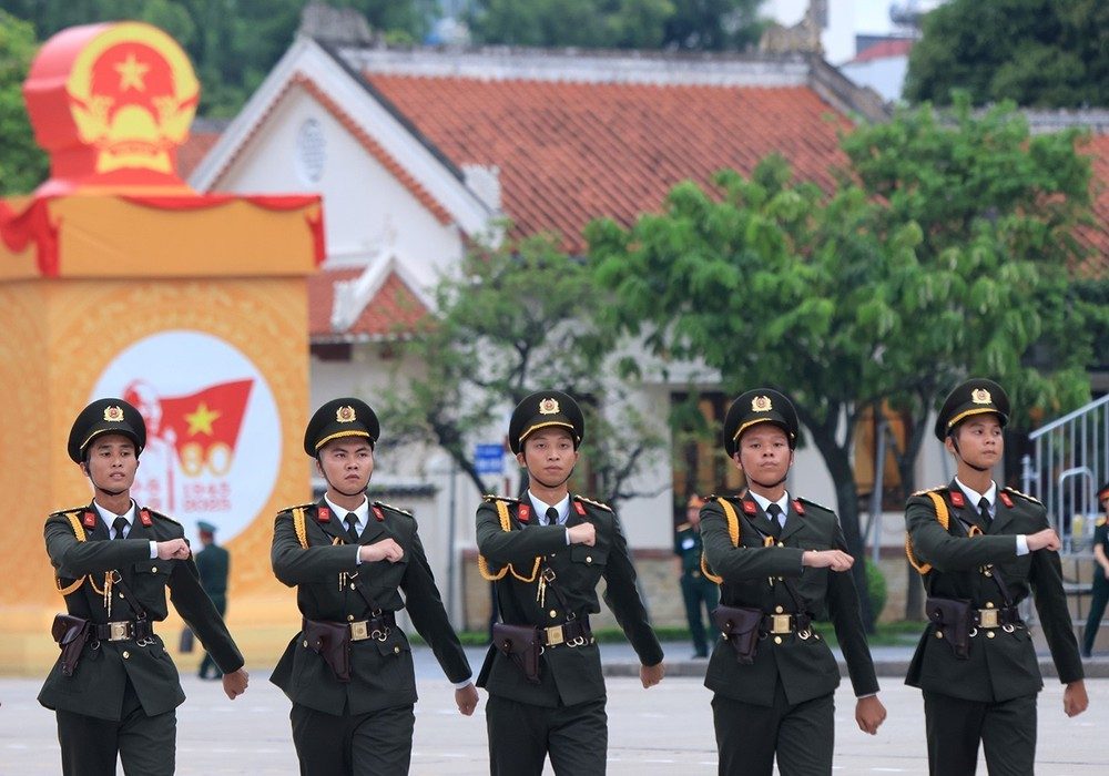 Trước giờ Tổng hợp luyện diễu binh, diễu hành lần thứ nhất của sự kiện A80 - Ảnh 5.