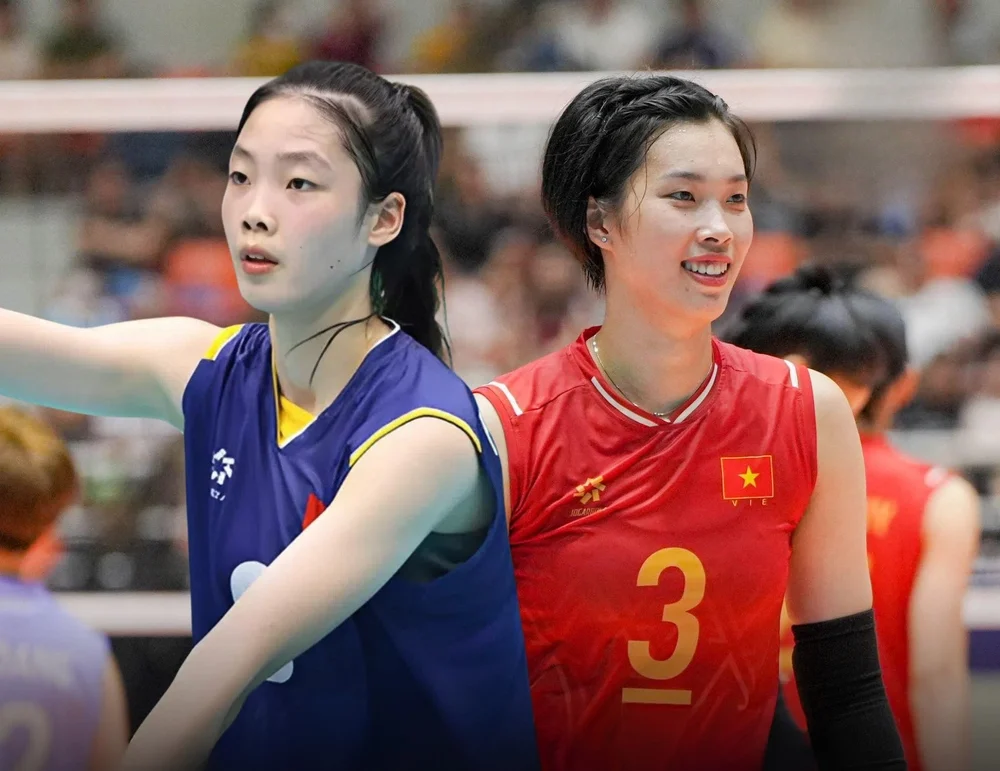 Sao mai bóng chuyền Việt Nam 17 tuổi cao gần 1m9 giành 3 chức vô địch trong 1 năm và ghi 62 điểm ở giải thế giới - Ảnh 1.