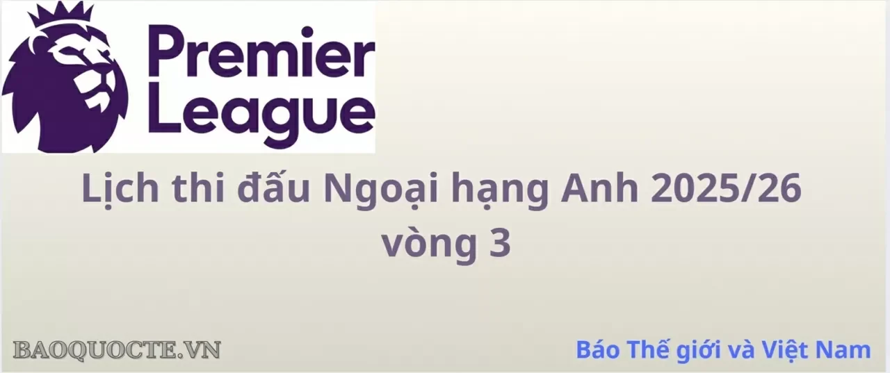 Lịch thi đấu Ngoại hạng Anh vòng 3: Liverpool vs Arsenal, MU vs Burnley, Tottenham vs Bournemouth
