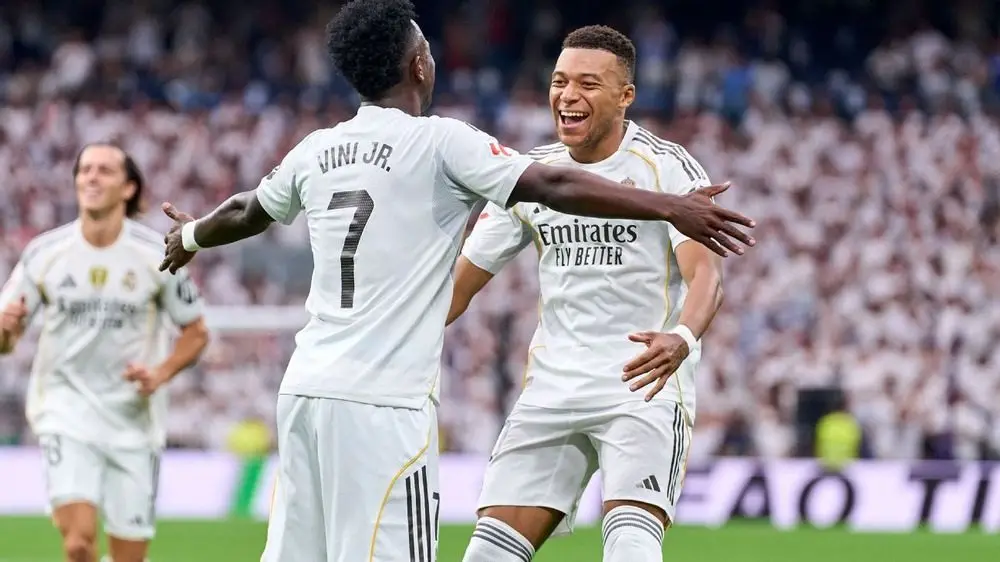 Mbappe lại ghi bàn, Real Madrid duy trì mạch trận toàn thắng từ đầu giải - Ảnh 1.