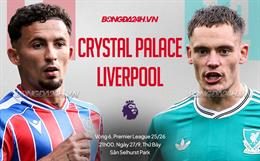 Nhận định Crystal Palace vs Liverpool (21h00 ngày 27/9): Cửa ải khó