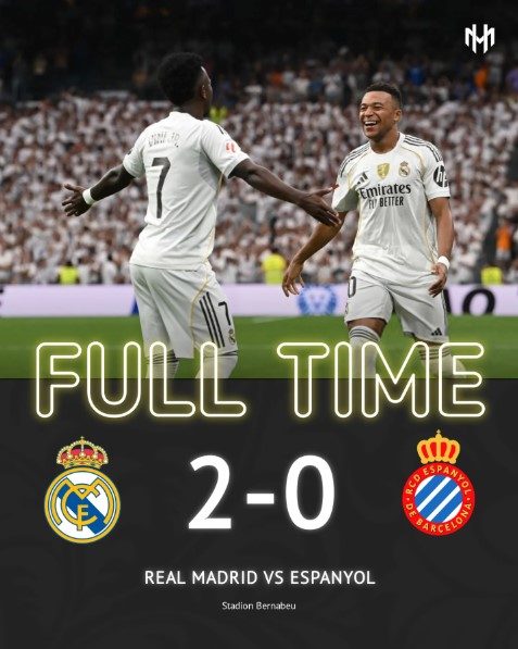 Mbappe lại ghi bàn, Real Madrid duy trì mạch trận toàn thắng từ đầu giải - Ảnh 2.