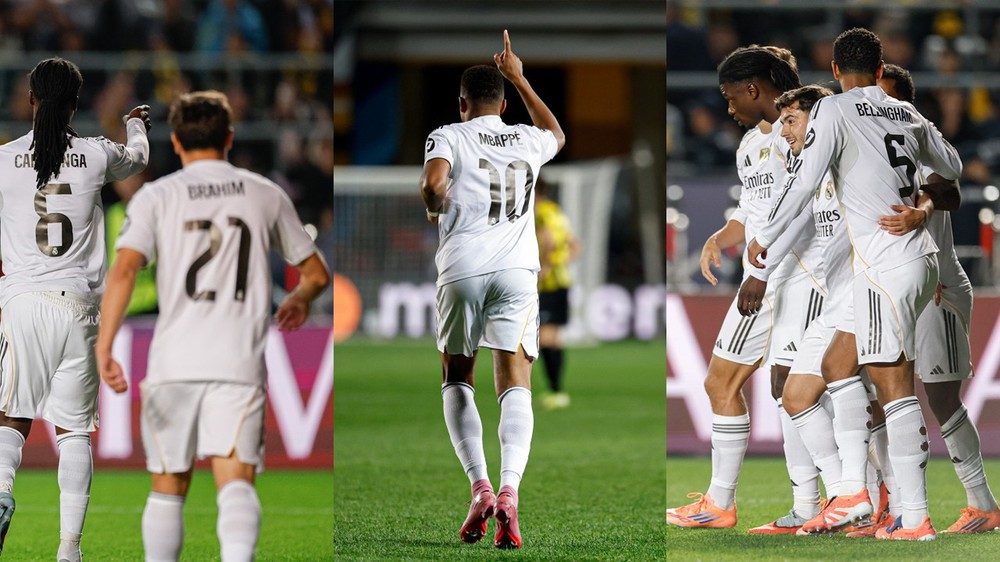 Mbappe lập hat-trick, Real Madrid vùi dập Kairat Almaty với chiến thắng 5-0 - Ảnh 1. Mbappe lập hat-trick, Real Madrid vùi dập Kairat Almaty với chiến thắng 5-0 - Ảnh 1.