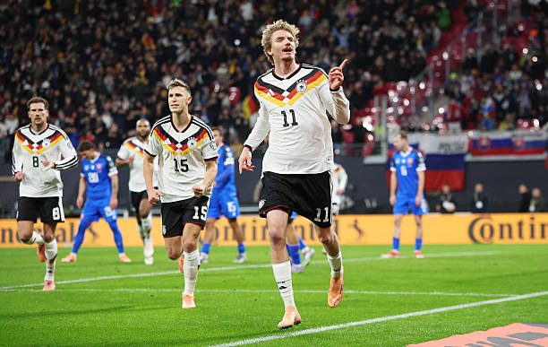 Đức thắng Slovakia 6-0, giành vé dự World Cup 2026