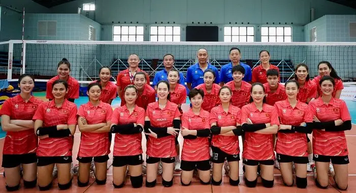 Tuyển bóng chuyền nữ Việt Nam sẵn sàng tham dự SEA Games 2025