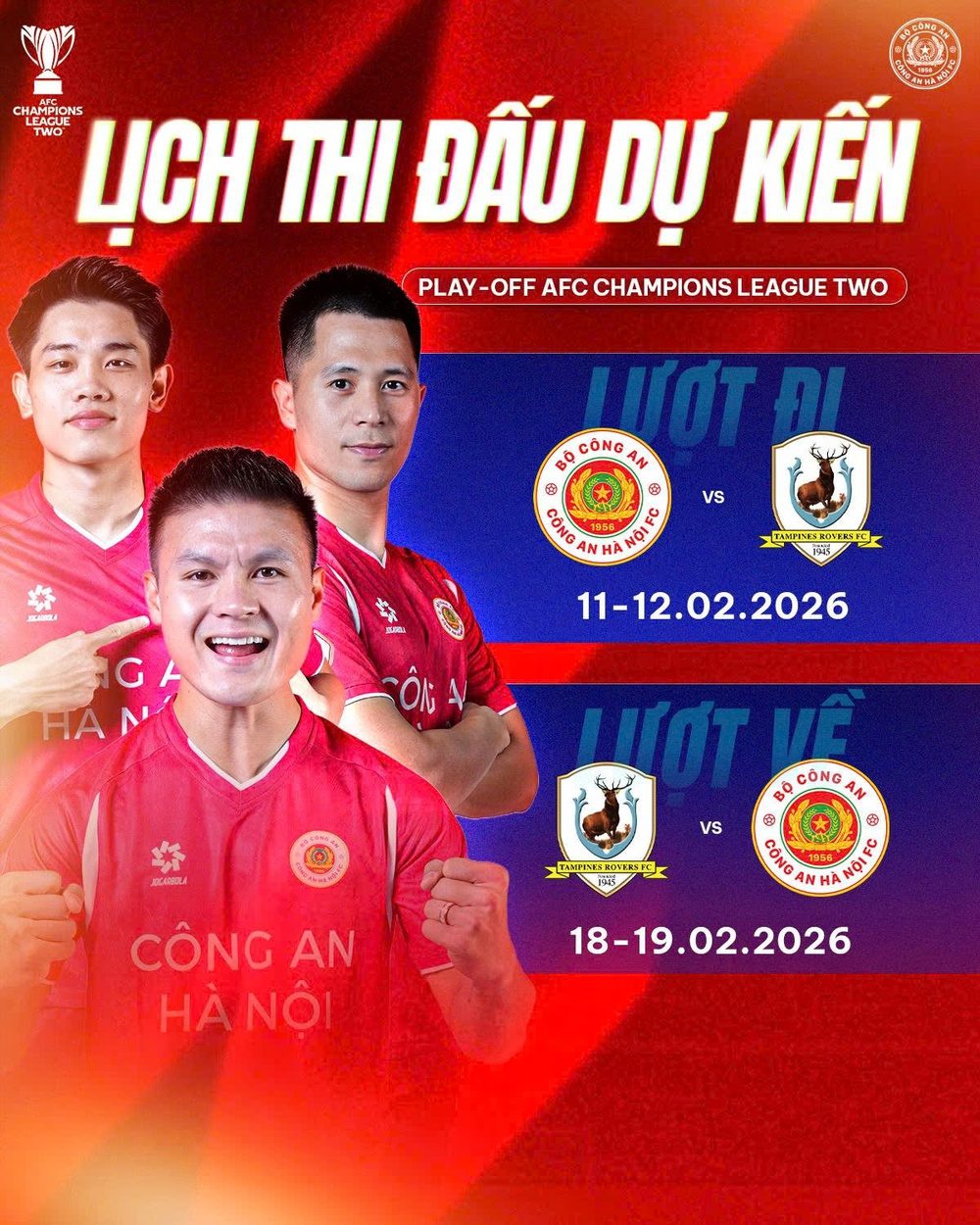 Lịch thi đấu chi tiết của CAHN FC tại vòng 1/8 Cúp C2 châu Á - Ảnh 1.