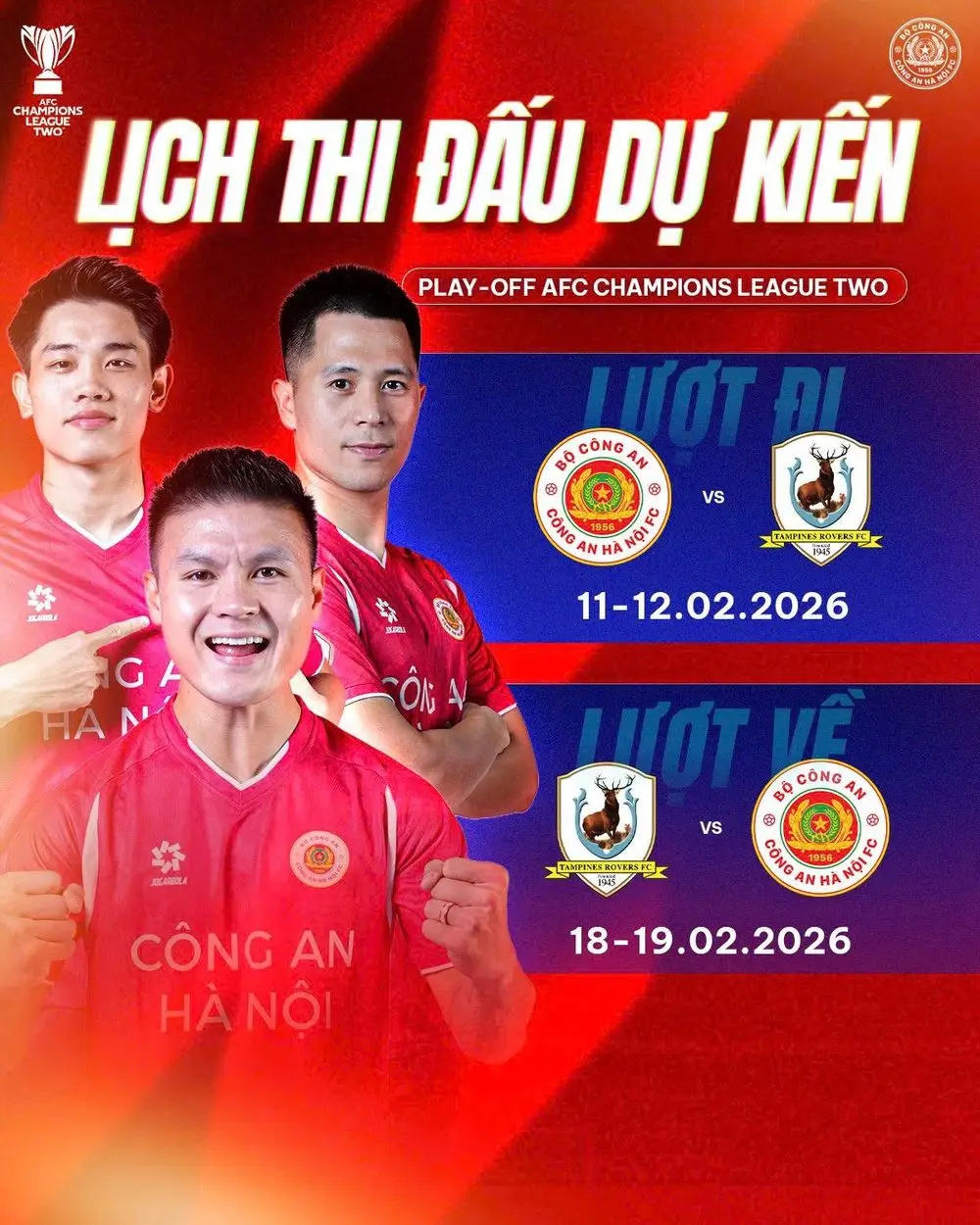 Lịch thi đấu chi tiết của CAHN FC tại vòng 1/8 Cúp C2 châu Á - Ảnh 1.
