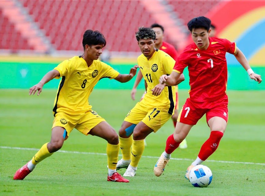Đình Bắc tiếp tục ghi dấu ấn ở SEA Games 2025.Ảnh: Minh Dân