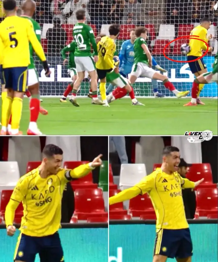 Ronaldo ghi bàn thắng kỳ lạ, Al Nassr lần đầu tiên mất điểm ở mùa giải này - Ảnh 1.
