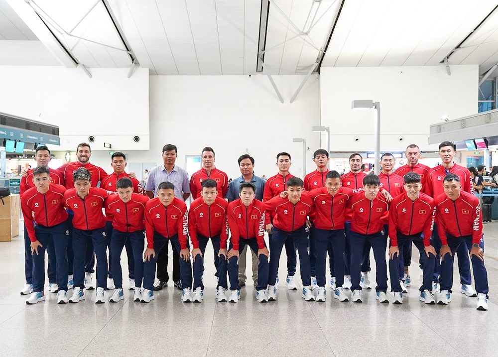 Futsal nam lên đường dự SEA Games 33, mục tiêu số một là vào trận chung kết - Ảnh 1. Futsal nam lên đường dự SEA Games 33, mục tiêu số một là vào trận chung kết - Ảnh 1.