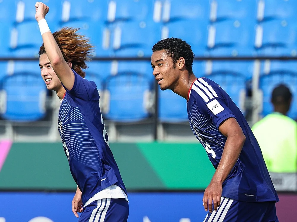 VCK U23 châu Á 2026 - U23 Nhật Bản, đội đầu tiên giành vé vào tứ kết: Sức mạnh đáng sợ của Thế hệ 2028 - Ảnh 1.