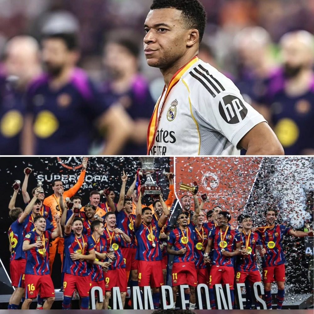 Mbappe bị chê là kẻ thua cuộc cay cú khi giục đồng đội rời sân sớm, không chúc mừng Barca vô địch - Ảnh 1.