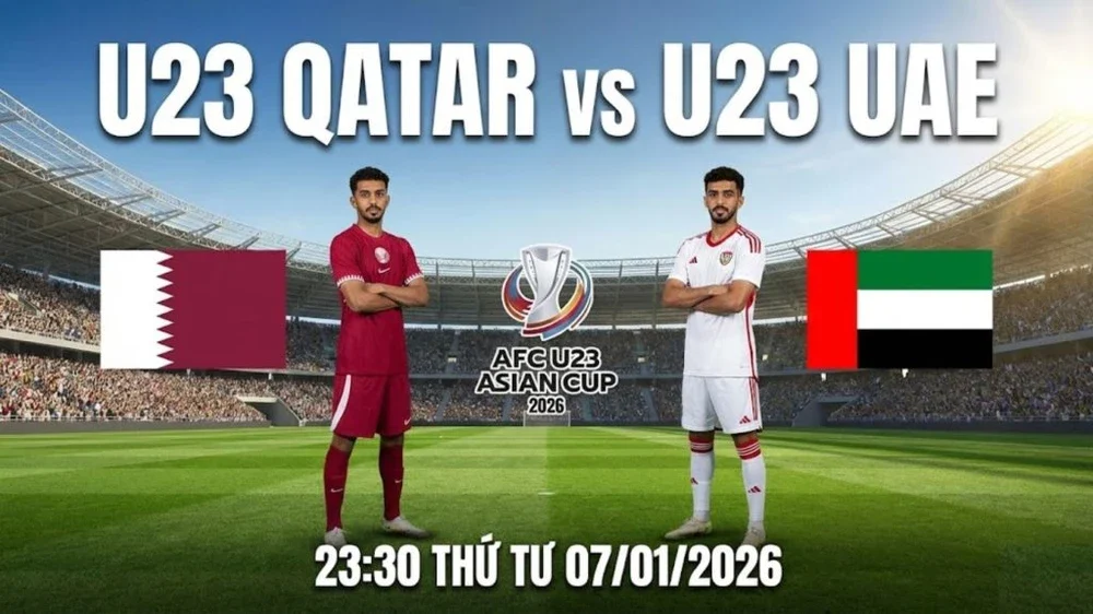 Link xem trực tiếp bóng đá U23 Qatar vs U23 UAE 23h30 hôm nay, VCK U23 châu Á 2026 - Ảnh 2.