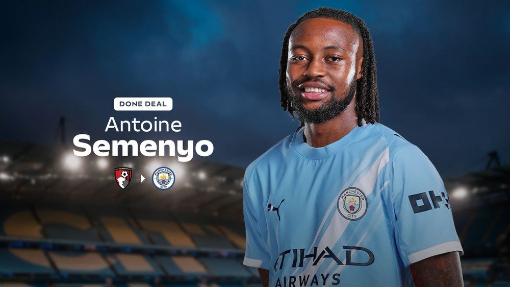 Man City chính thức chiêu mộ Semenyo với giá khủng - Ảnh 1.