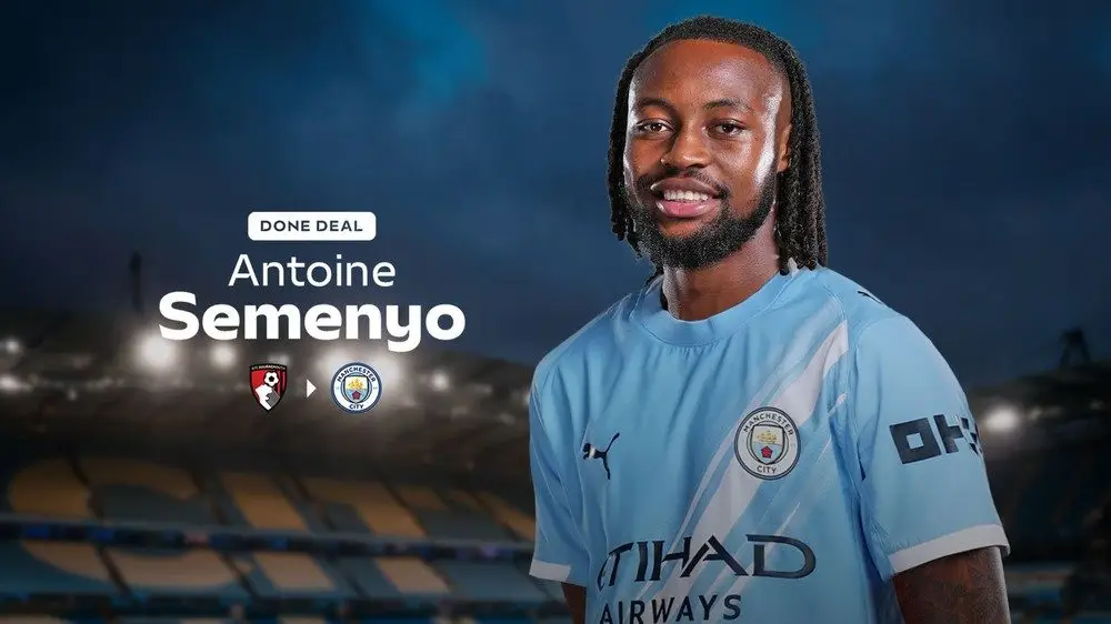 Man City chính thức chiêu mộ Semenyo với giá khủng - Ảnh 1.
