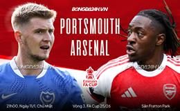 Nhận định Portsmouth vs Arsenal (21h00 ngày 11/1): Đè bẹp chủ nhà