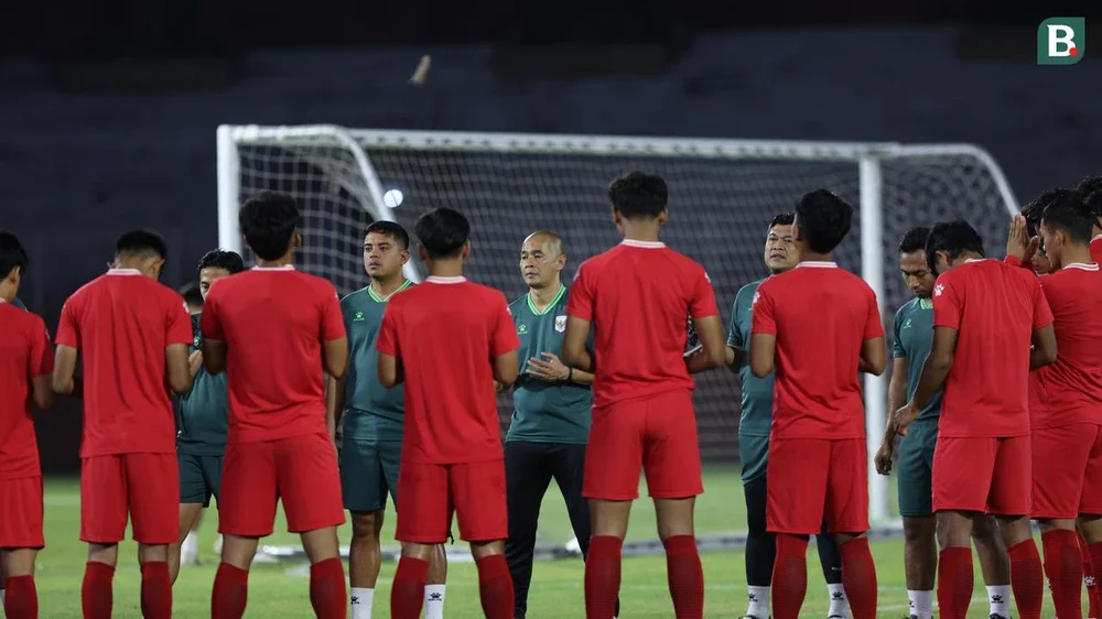 U17 Indonesia lấy lại sự tự tin sau trận thua Malaysia.Ảnh: Bola