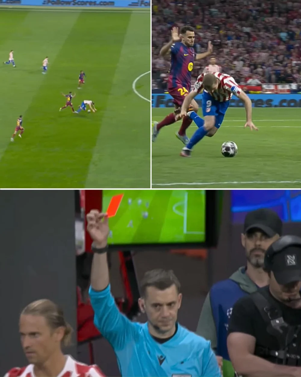 Eric Garcia nhận thẻ đỏ