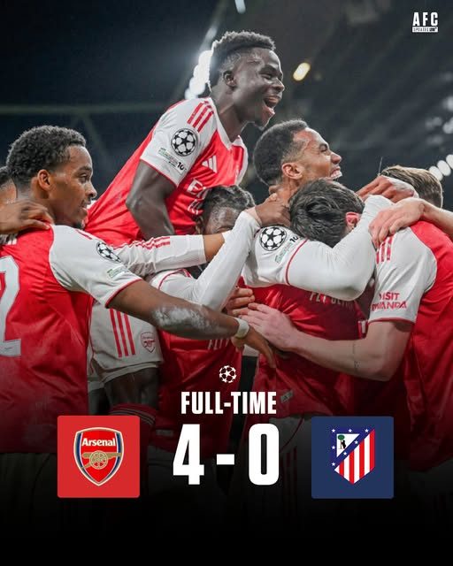 Ở vòng phân hạng, Arsenal từng thắng Atletico 4-0, nhưng rất khó để tỷ số ấy lặp lại