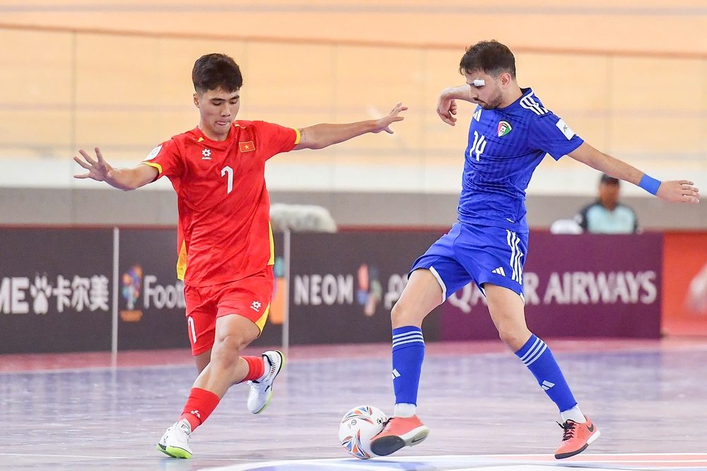 Phong độ cao của Đa Hải (trái) là hy vọng cho futsal Việt Nam. Ảnh: VFF