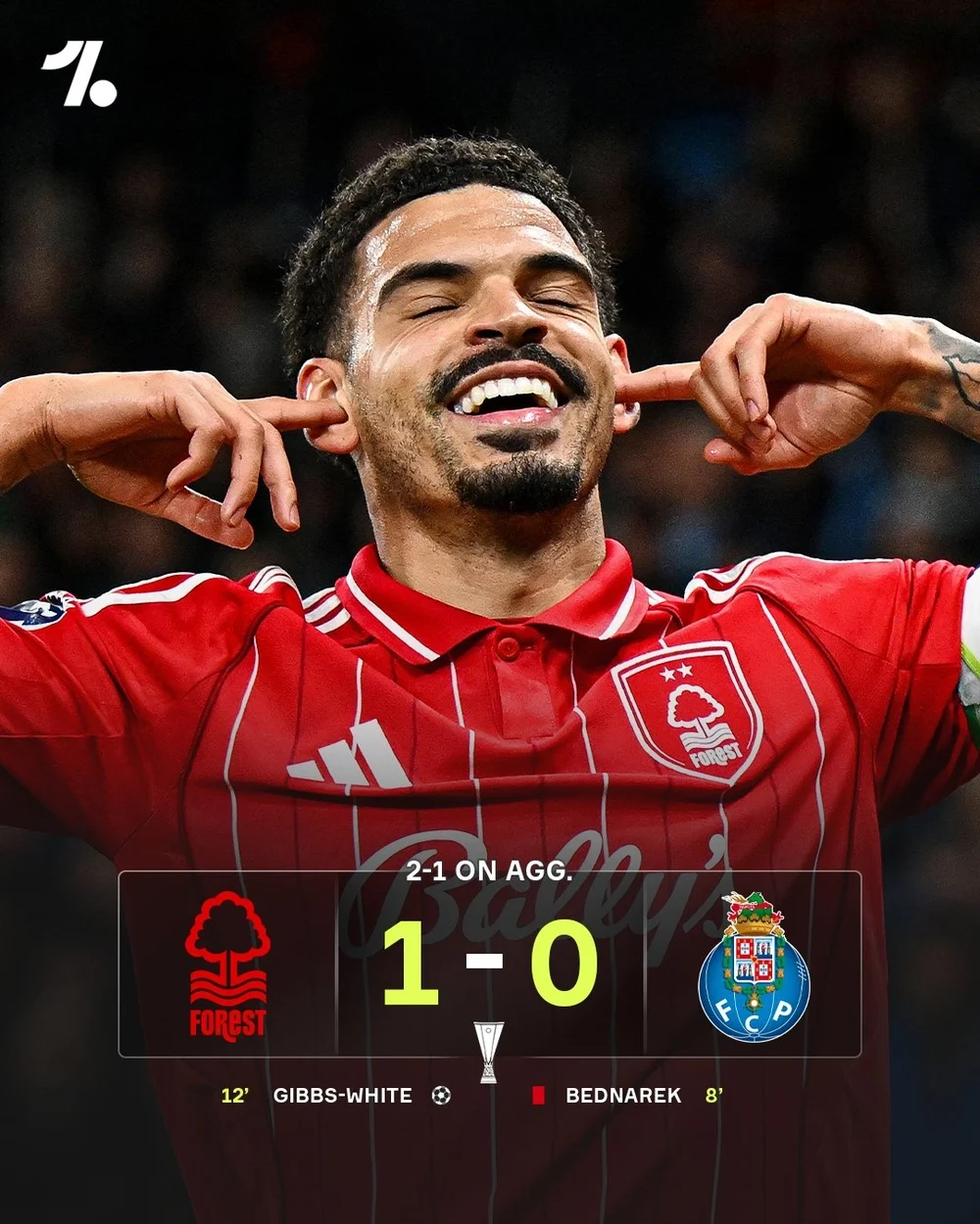 Nottingham Forest thắng 1-0 Porto