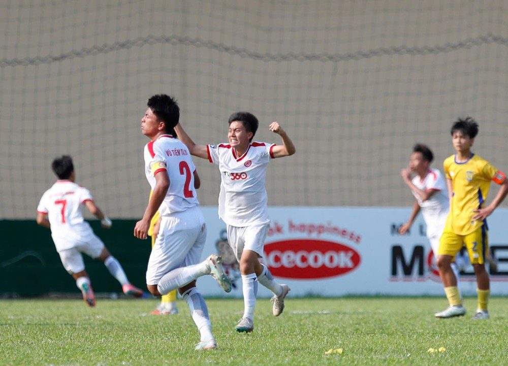 Thể Công Viettel I gặp Hà Nội 1 trong trận chung kết.Ảnh: VFF