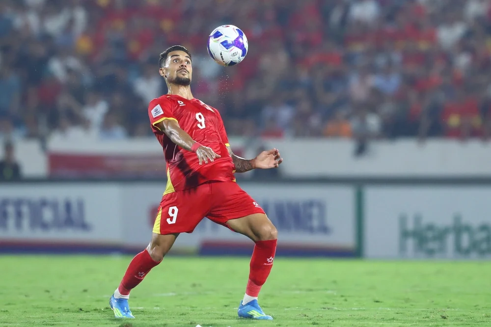 Cầu thủ 32 tuổi không ghi bàn 2 trận đã qua nhưng đóng góp lớn trong lối chơi của tuyển Việt Nam. Ảnh: Hoàng Linh