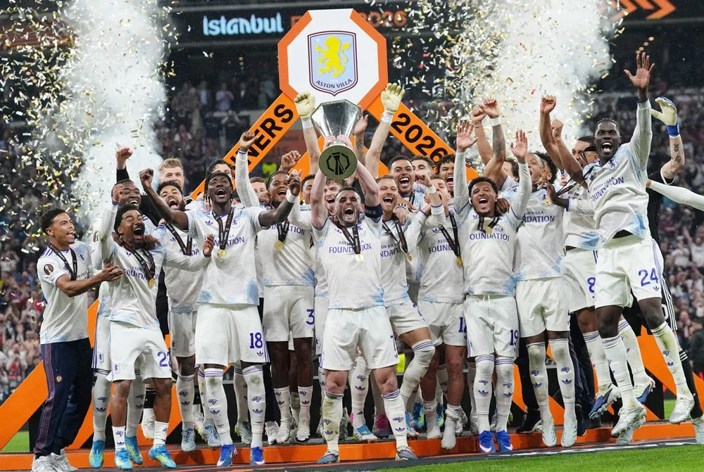 Aston Villa vô địch Europa League mùa giải 2025-2026 Aston Villa vô địch Europa League mùa giải 2025-2026