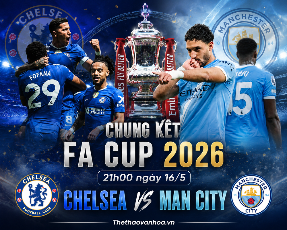 TRỰC TIẾP bóng đá Chelsea vs Man City 21h00 hôm nay, Chung kết cúp FA - Ảnh 1.