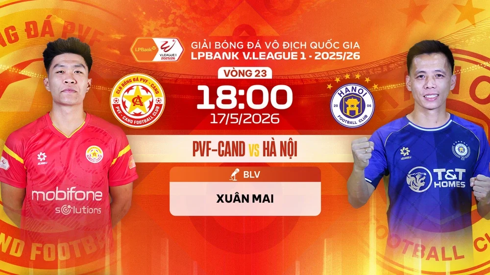 Link xem trực tiếp bóng đá PVF-CAND vs Hà Nội 18h hôm nay, V-League vòng 23 - Ảnh 3.