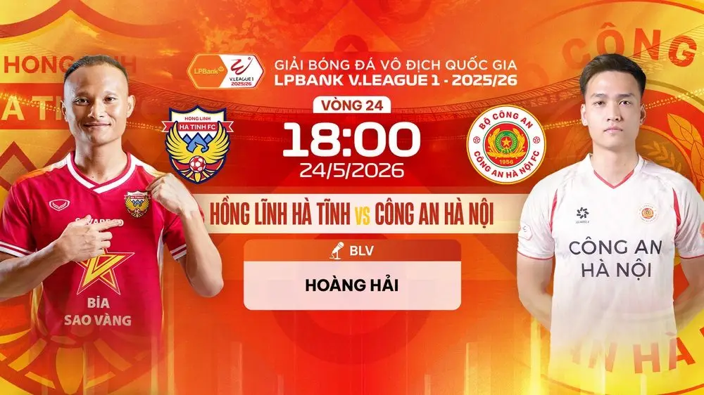 Link xem trực tiếp bóng đá Hồng Lĩnh Hà Tĩnh vs Công an Hà Nội 18h00 hôm nay, V-League vòng 24 - Ảnh 3.