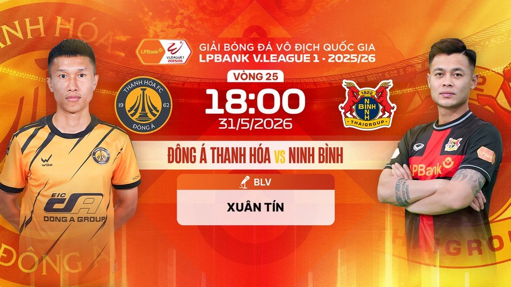 Link xem trực tiếp bóng đá Thanh Hóa vs Ninh Bình 18h00 hôm nay, V-League vòng 25 - Ảnh 3.