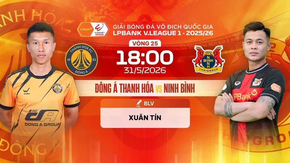 Link xem trực tiếp bóng đá Thanh Hóa vs Ninh Bình 18h00 hôm nay, V-League vòng 25 - Ảnh 3.