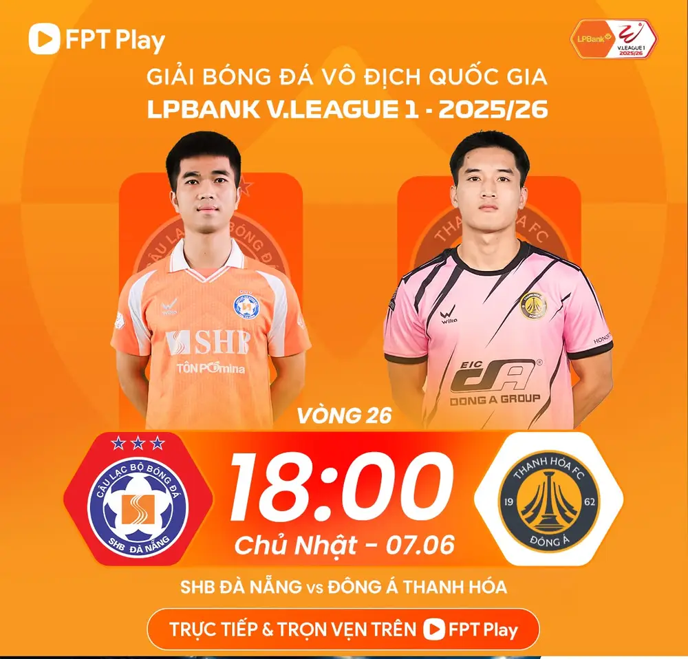 Link xem trực tiếp bóng đá Đà Nẵng vs Thanh Hóa 18h00 hôm nay, V.League vòng 26 - Ảnh 2.