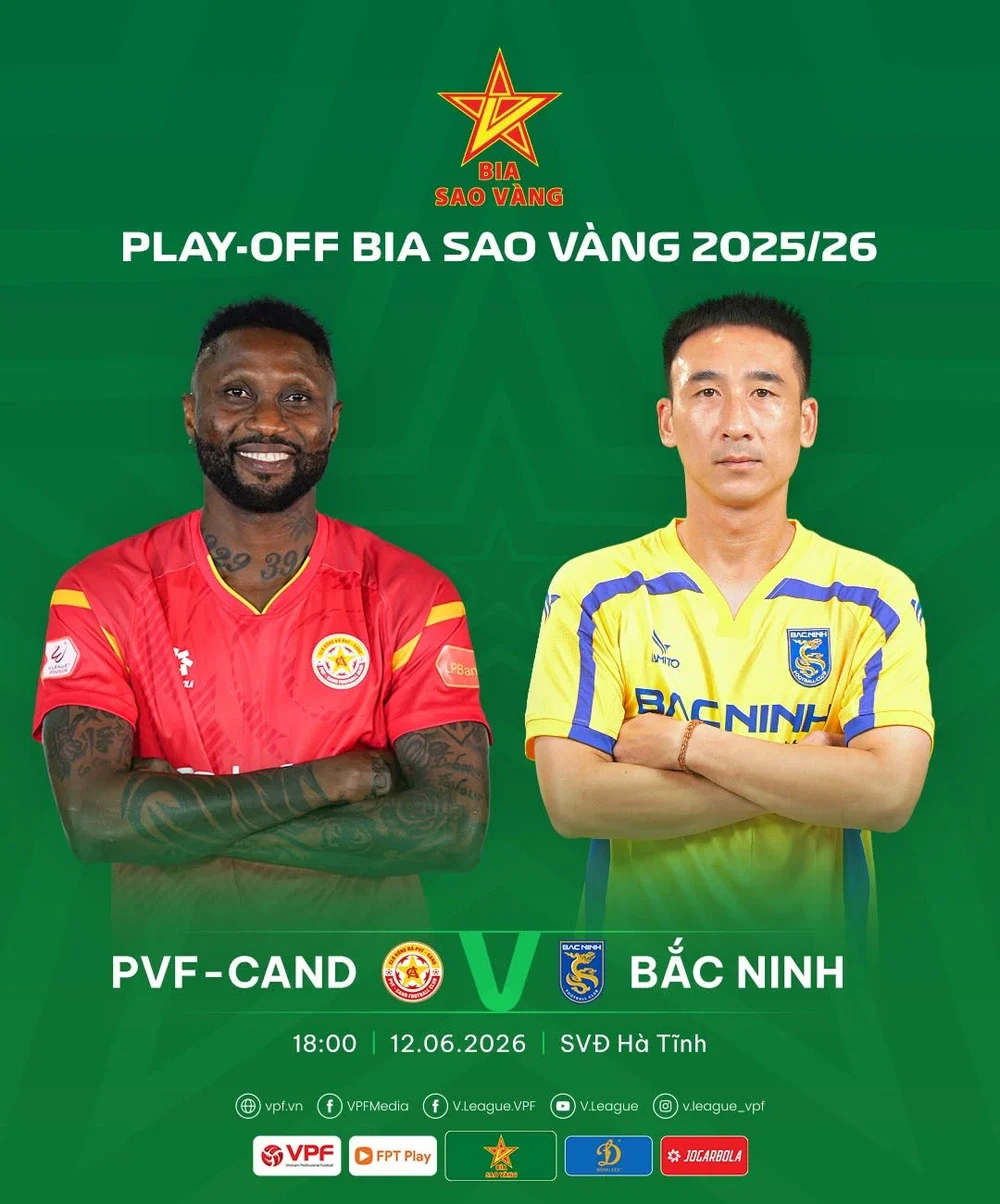 PVF CAND đá play-off tranh suất dự V-League với Bắc Ninh FC ngày 12/6 - Ảnh 1.